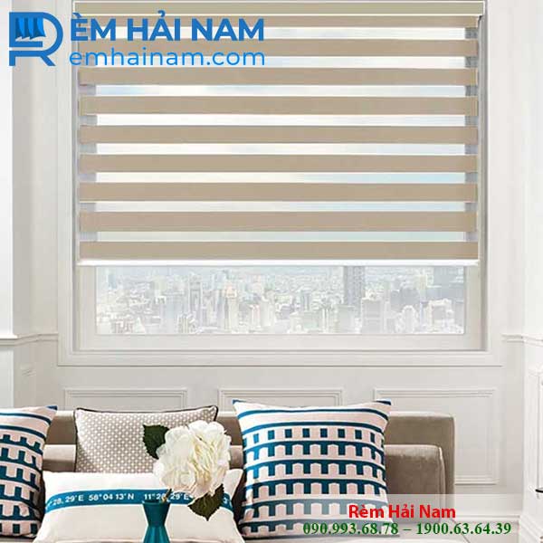 Màn cầu vồng cửa sổ phòng khách nhiều mẫu
