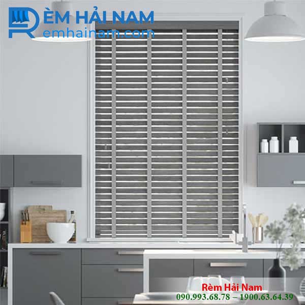 Rèm gỗ màu xám giá tốt