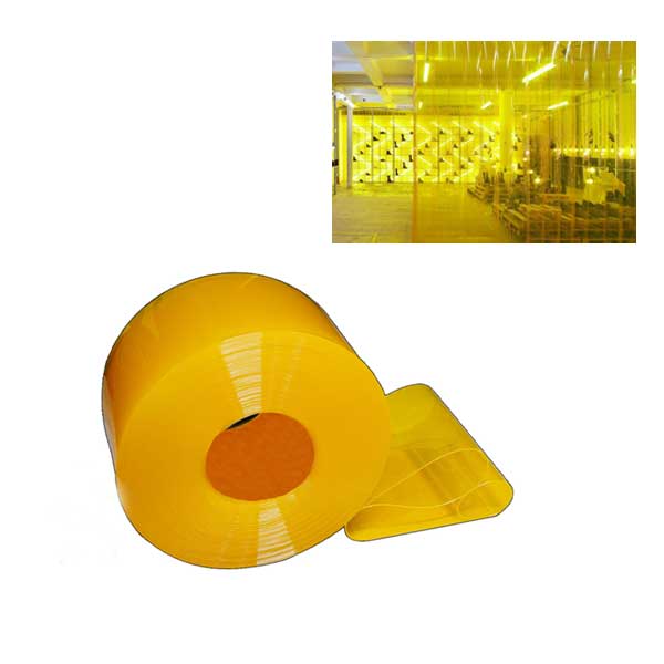Alternative view of Rèm Nhựa Ngăn Lạnh Màu Vàng Đậm (Nhựa Trong PVC)
