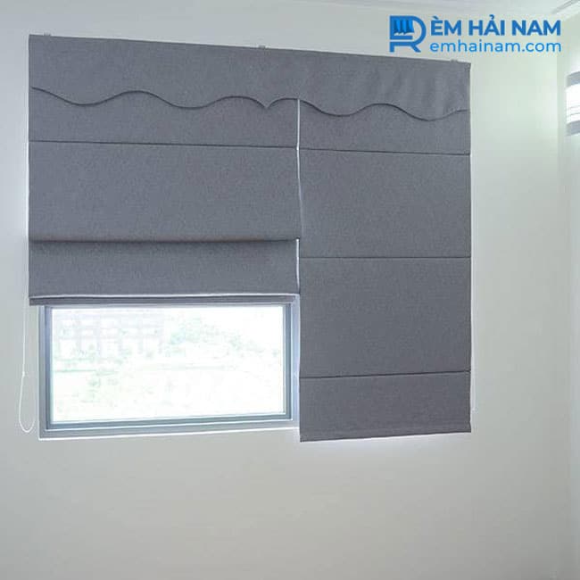Alternative view of Rèm Roman Cửa Sổ Phòng Khách [Giá Rẻ] - Màu Xám