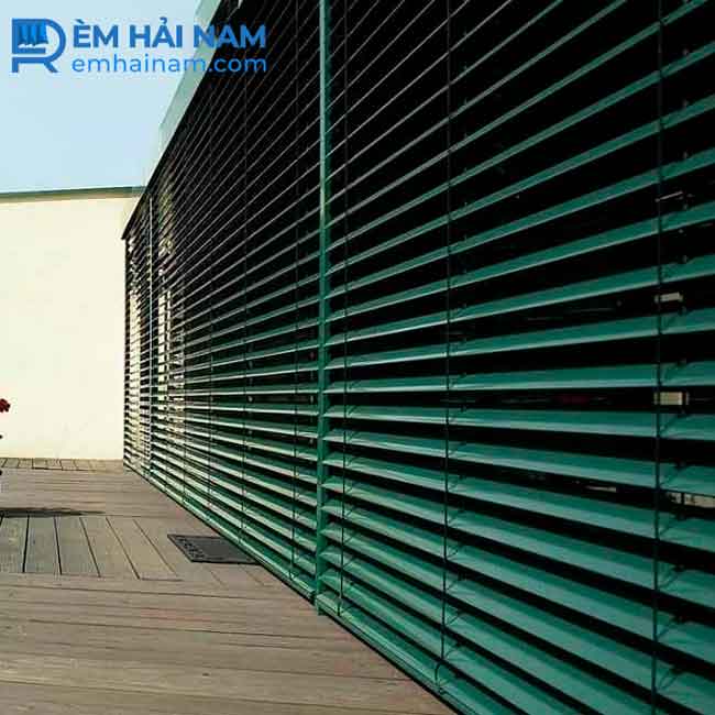 Alternative view of Rèm Sáo Nhôm Ngoài Trời Che Nắng - Mưa