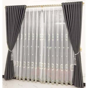 Rèm Vải Thêu Hoa Văn Cao Cấp