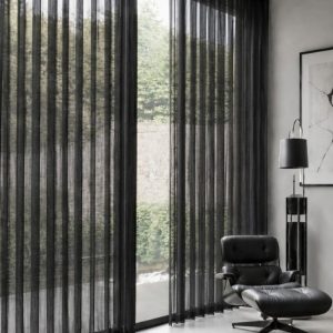 Rèm Vải Linen Noir Tối Màu