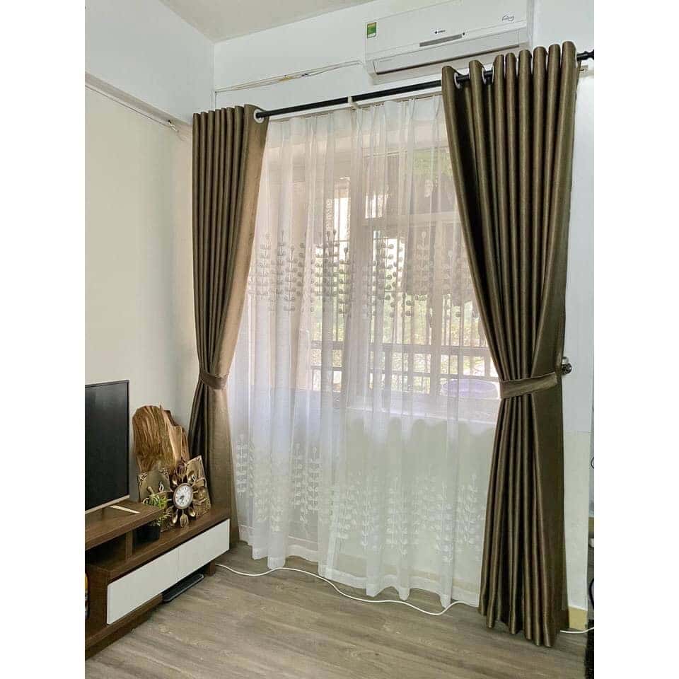 Rèm Vải Phòng Khách 2 Lớp